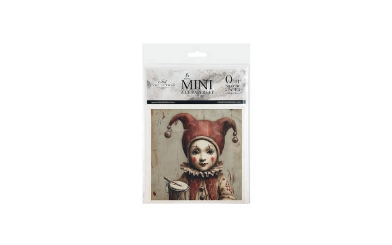 Mini Rijstpapier Set Carnaval 6 Vellen Itd Collection
