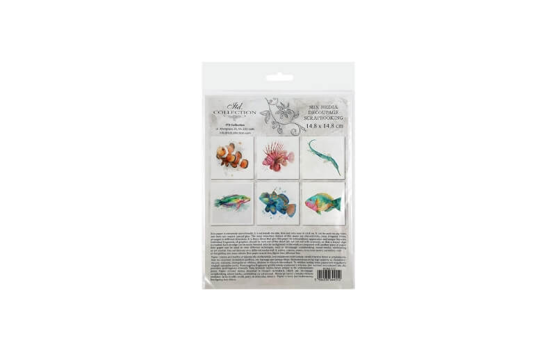 Mini Rijstpapier Set Clownvis 6 Vellen Itd Collection