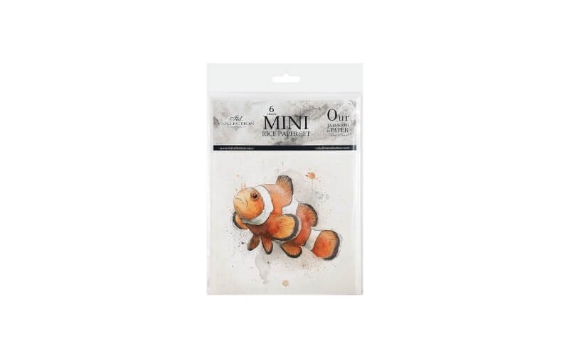 Mini Rijstpapier Set Clownvis 6 Vellen Itd Collection