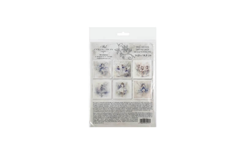 Mini Rijstpapier Set Dansende Elfjes 6 Vellen Itd Collection