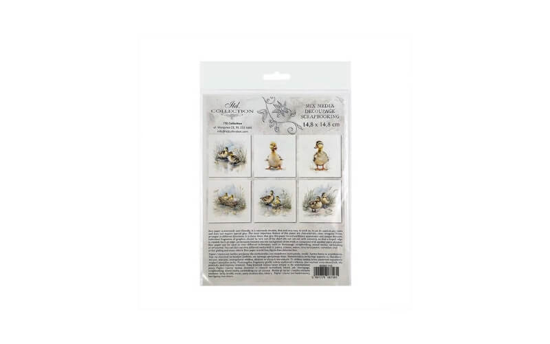 Mini Rijstpapier Set Eendjes 6 Vellen Itd Collection
