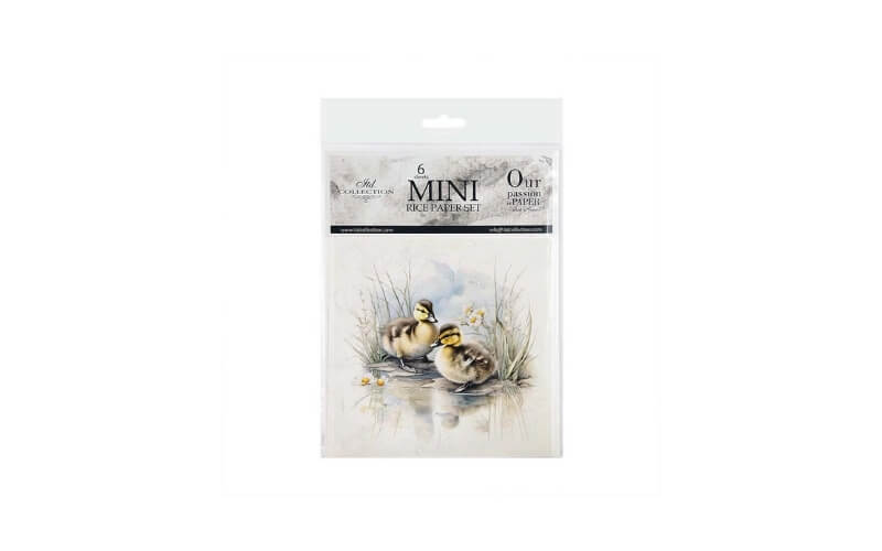 Mini Rijstpapier Set Eendjes 6 Vellen Itd Collection