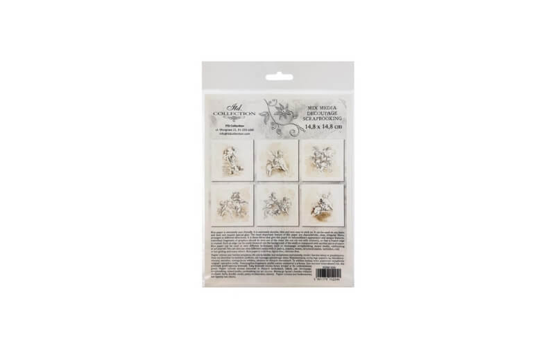 Mini Rijstpapier Set Engelen 6 Vellen Itd Collection