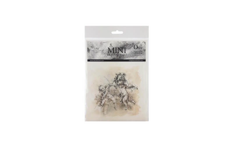 Mini Rijstpapier Set Engelen 6 Vellen Itd Collection