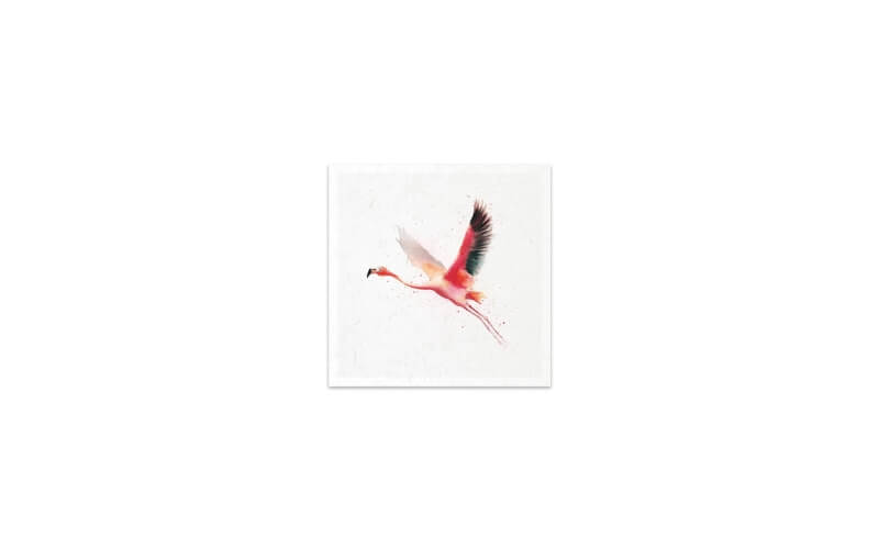 Mini Rijstpapier Set Flamingo-Ara 6 Vellen Itd Collection