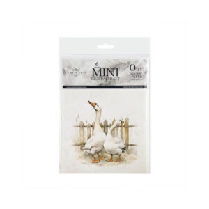 Mini Rijstpapier Set Ganzen 6 Vellen Itd Collection