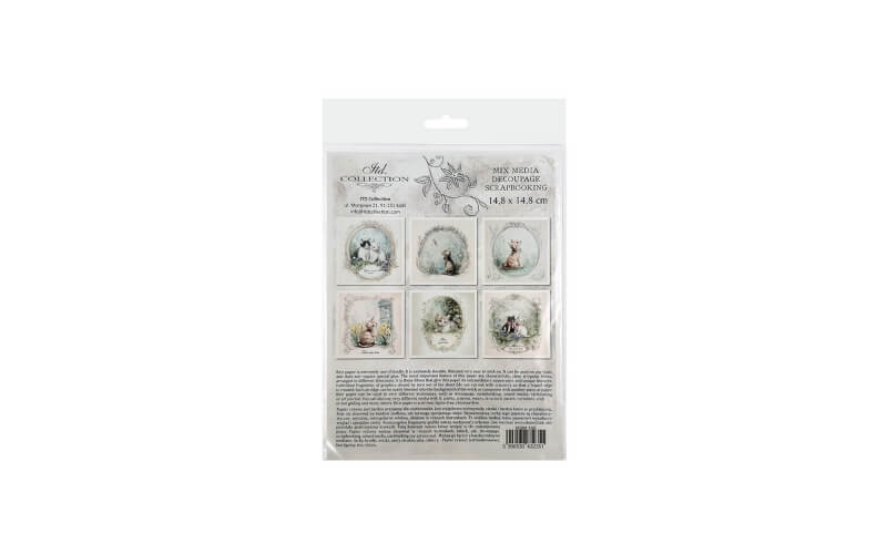 Mini Rijstpapier Set Kittens 6 Vellen Itd Collection