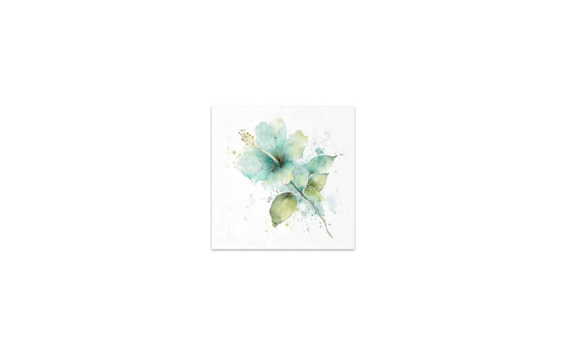 Mini Rijstpapier Set Kleine Exotische Bloemen 6 Vellen Itd Collection