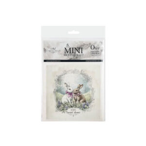 Mini Rijstpapier Set Konijntjes 6 Vellen Itd Collection