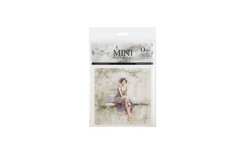 Mini Rijstpapier Set Lucht 6 Vellen Itd Collection