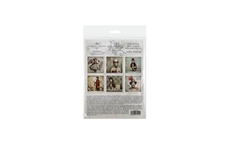 Mini Rijstpapier Set Maskers 6 Vellen Itd Collection