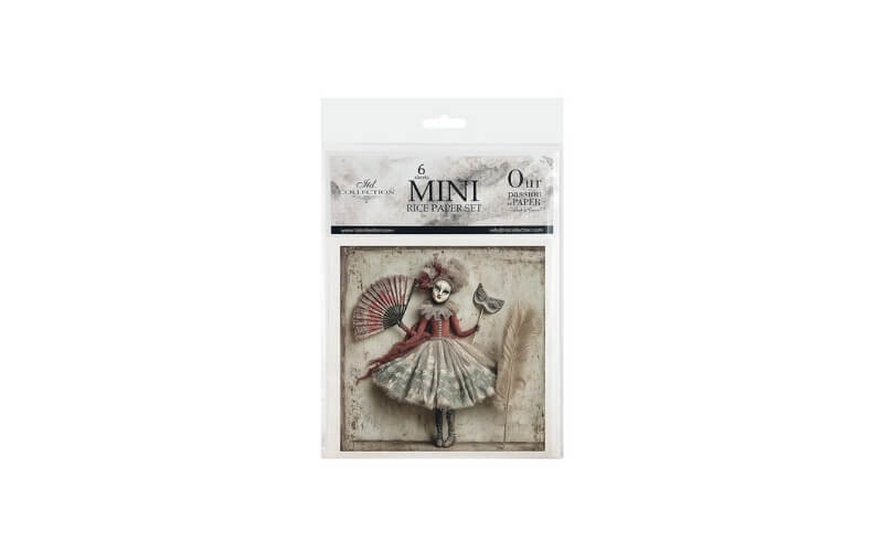 Mini Rijstpapier Set Maskers 6 Vellen Itd Collection