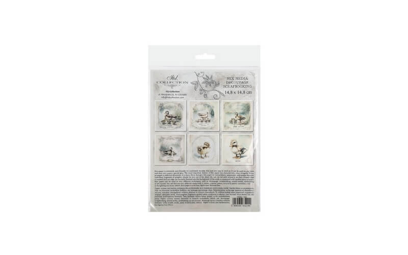 Mini Rijstpapier Set Moeder Eend 6 Vellen Itd Collection