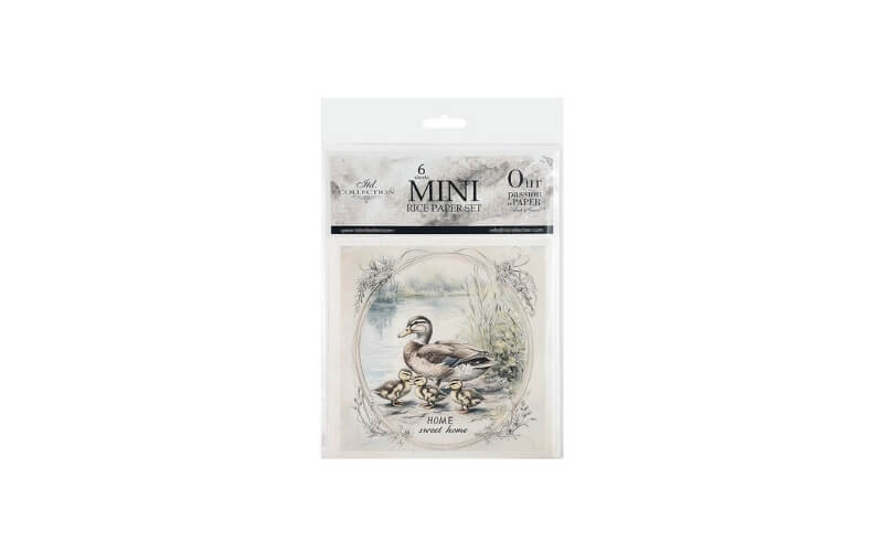 Mini Rijstpapier Set Moeder Eend 6 Vellen Itd Collection
