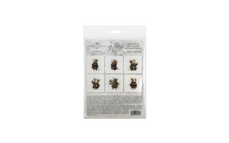 Mini Rijstpapier Set Muizenman 6 Vellen Itd Collection