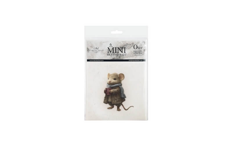 Mini Rijstpapier Set Muizenman 6 Vellen Itd Collection