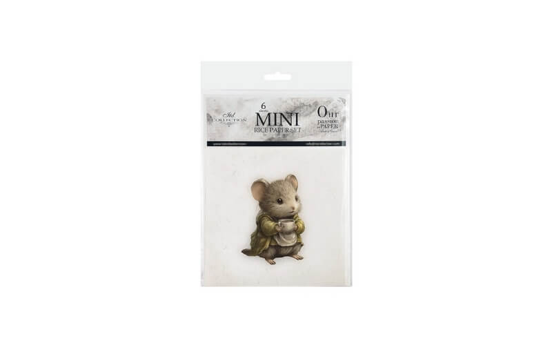 Mini Rijstpapier Set Muizenbaby's 6 Vellen Itd Collection