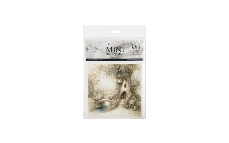 Mini Rijstpapier Set Muizenwereld Boomhuis 6 Vellen Itd Collection