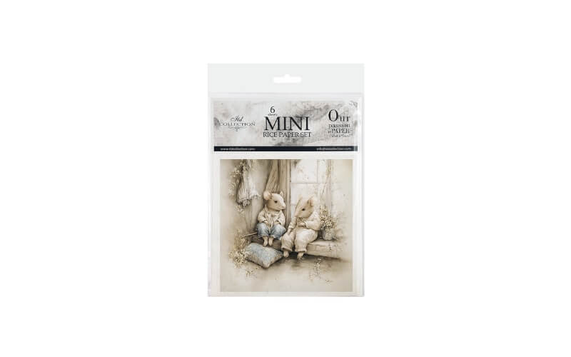 Mini Rijstpapier Set Muizenwereld Home 6 Vellen Itd Collection