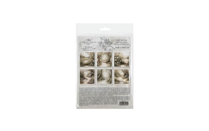 Mini Rijstpapier Set Muizenwereld Lentedagen 6 Vellen Itd Collection