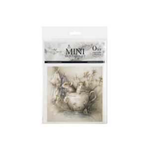 Mini Rijstpapier Set Muizenwereld Zondagmorgen 6 Vellen Itd Collection