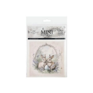 Mini Rijstpapier Set Paas Konijntjes 6 Vellen Itd Collection