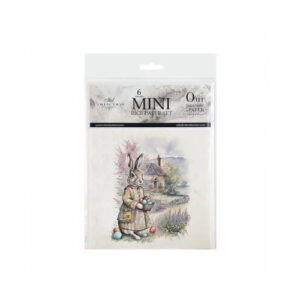 Mini Rijstpapier Set Paashaas 6 Vellen Itd Collection