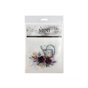 Mini Rijstpapier Set Pioenrozen 6 Vellen Itd Collection