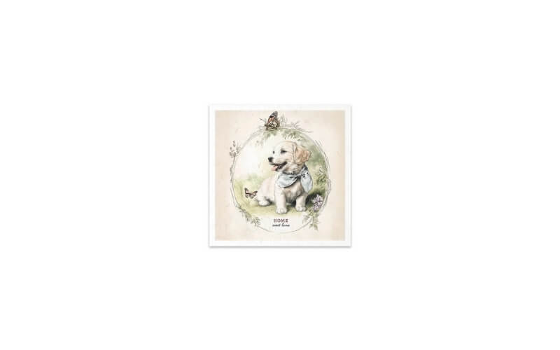 Mini Rijstpapier Set Puppies 6 Vellen Itd Collection