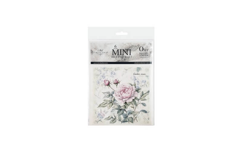 Mini Rijstpapier Set Rozen 6 Vellen Itd Collection