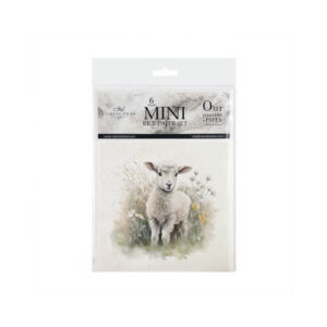 Mini Rijstpapier Set Schaap & Geit 6 Vellen Itd Collection