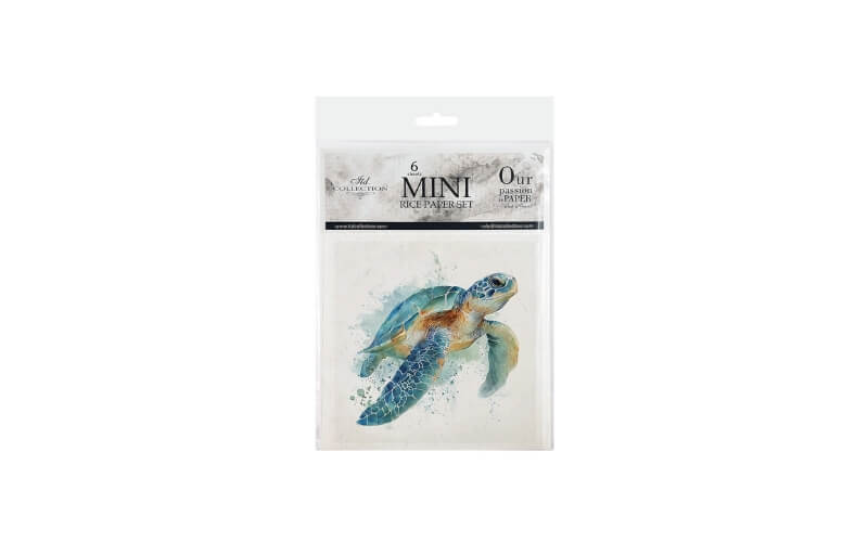 Mini Rijstpapier Set Tropical Dreams 6 Vellen Itd Collection