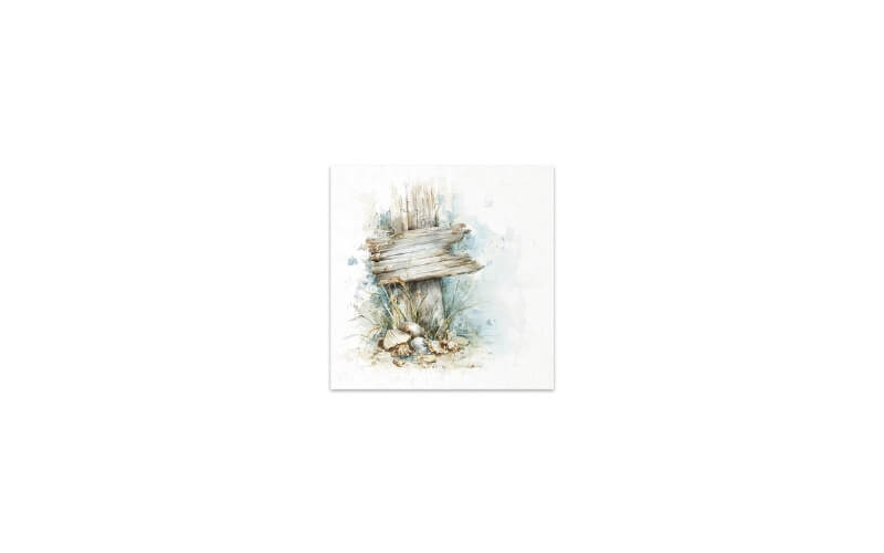 Mini Rijstpapier Set Tropische Strand 6 Vellen Itd Collection