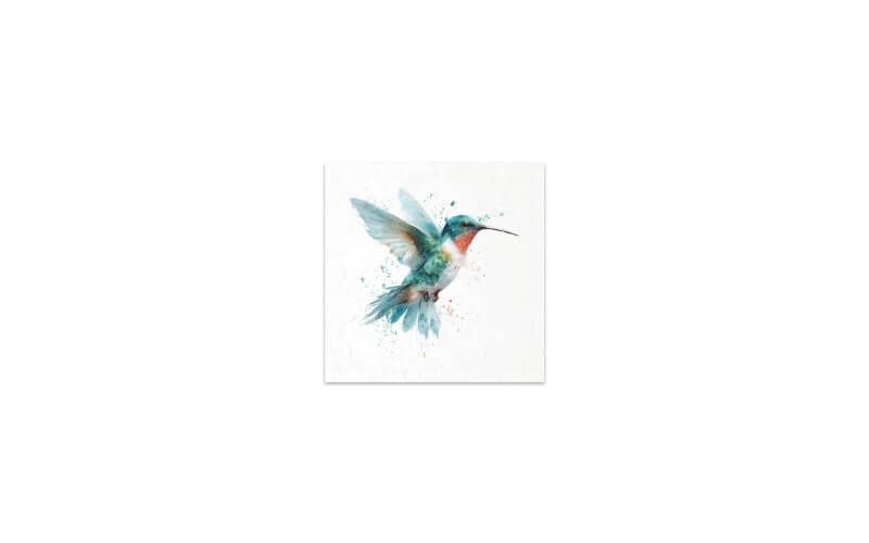 Mini Rijstpapier Set Tropische Vogels 6 Vellen Itd Collection