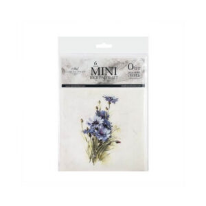 Mini Rijstpapier Set Veldbloemen 6 Vellen Itd Collection