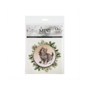 Mini Rijstpapier Set Vintage Katten 6 Vellen Itd Collection