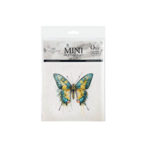 Mini Rijstpapier Set Vlinders 6 Vellen Itd Collection