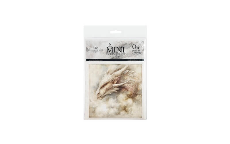 Mini Rijstpapier Set Vuur 6 Vellen Itd Collection