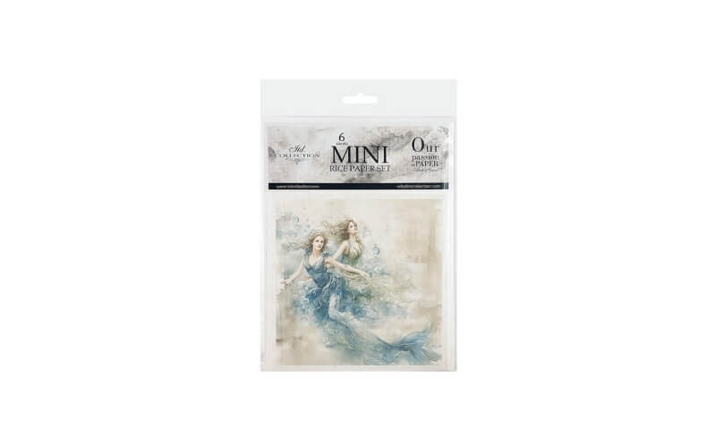 Mini Rijstpapier Set Water 6 Vellen Itd Collection