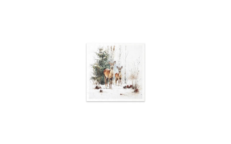 Mini Rijstpapier Set Winterbos 6 Vellen Itd Collection