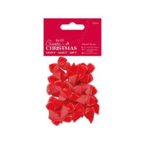 Mini Strikjes Rood Fluweel West Designs