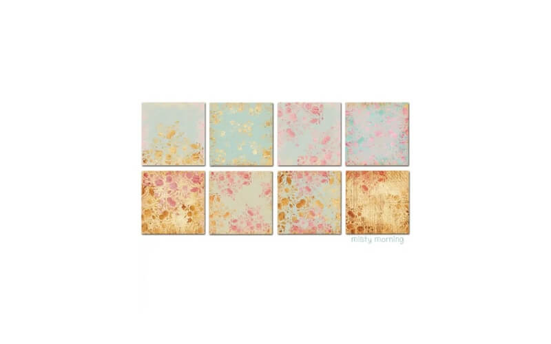 Plakboekpapier 15x15 Mistige Ochtend Decorer