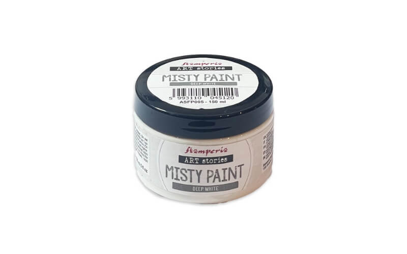 Misty Paint Diep Wit 150 ml Stamperia