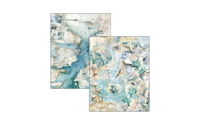 Mixed Media Book Edge of the Ocean A4 Ciao Bella