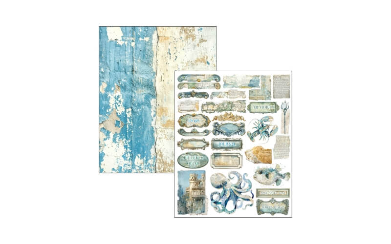 Mixed Media Book Edge of the Ocean A4 Ciao Bella