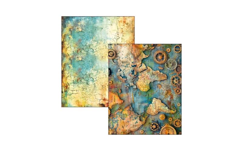 Mixed Media Book Past Time A4 Ciao Bella