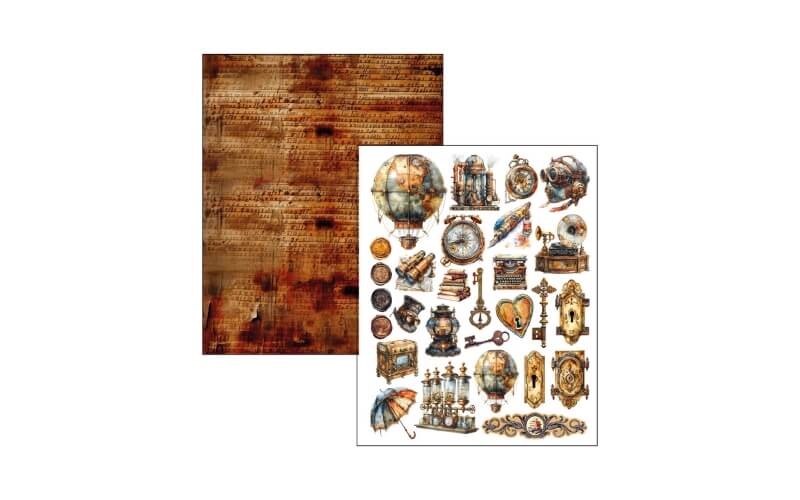 Mixed Media Book Past Time A4 Ciao Bella