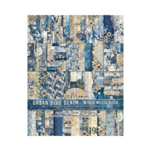 Mixed Media Book Urban Blue Denim A4 Ciao Bella