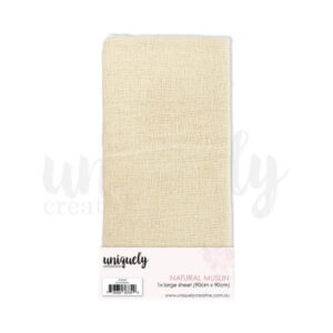 Gaasdoek Mousseline Naturel Uniquely Creative