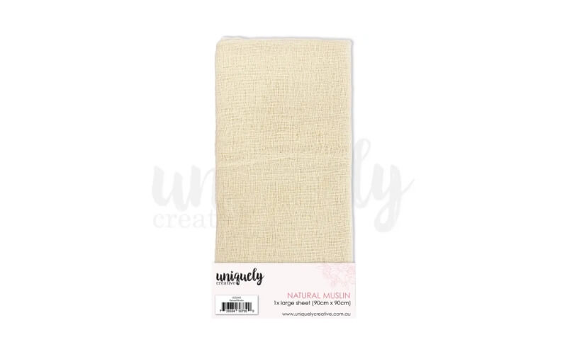 Gaasdoek Mousseline Naturel Uniquely Creative